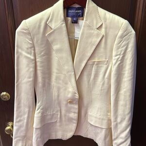 Ralph Lauren Cream Colored Blazer